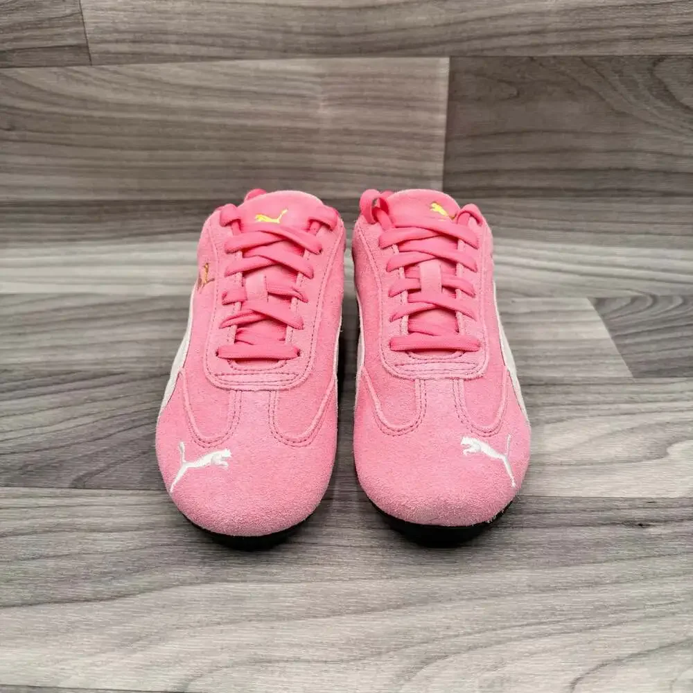 Puma NWOT Speedcat OG Big Kid 'Magic Rose' - Pink and White Suede Sneakers